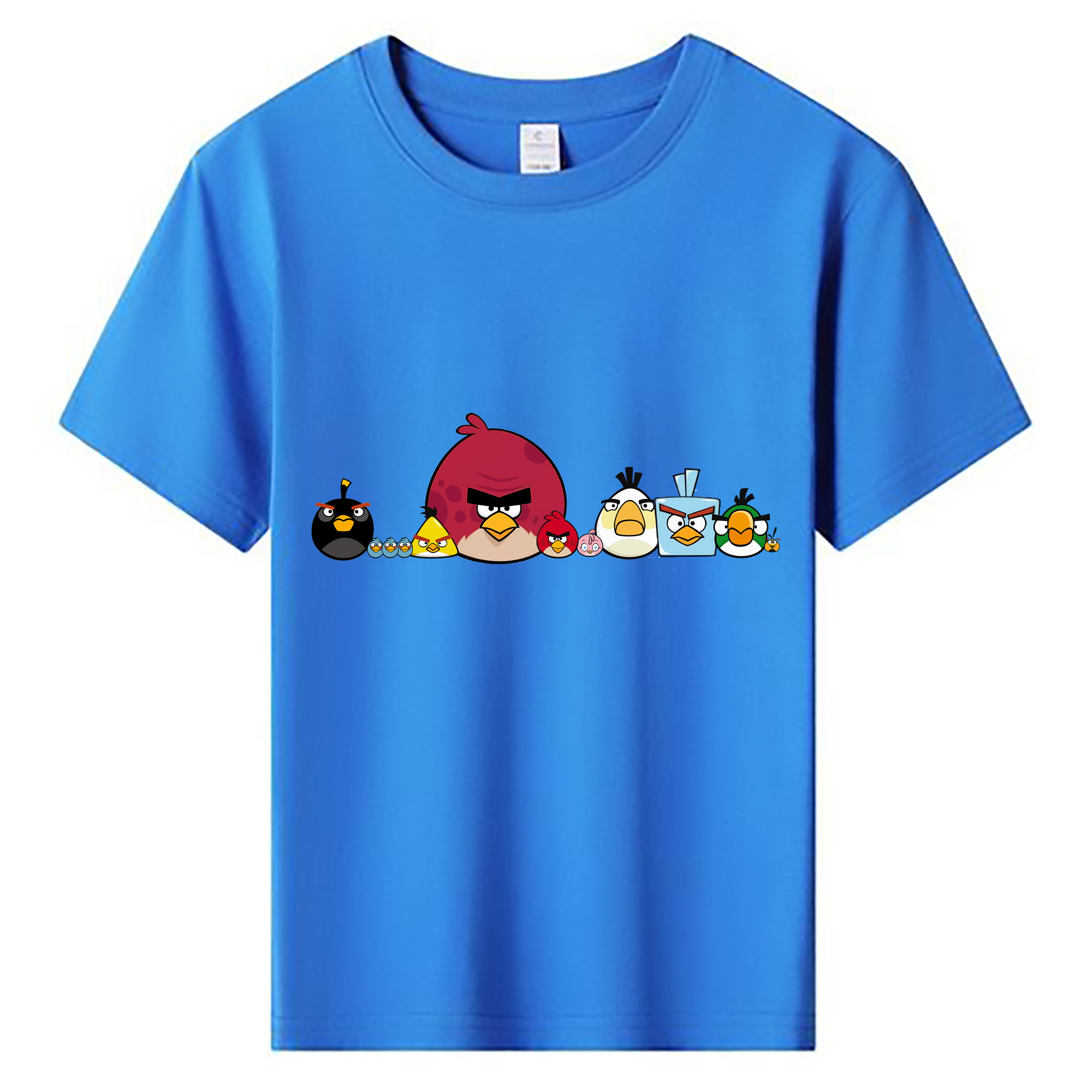 （画像用） Angry Birds アングリーバード 綿100％キッズTシャツ（フロントプリント）